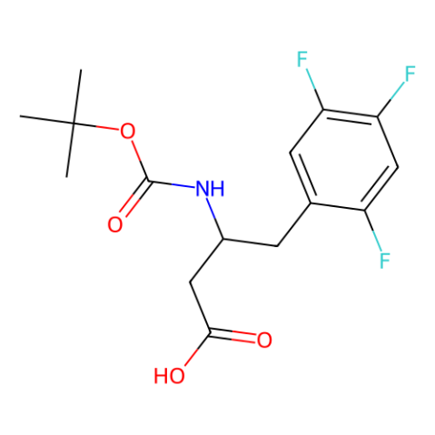 aladdin 阿拉丁 B193555 BOC-(R)-3-氨基-4-(2,4,5-三氟苯基)丁酸 486460-00-8 99%