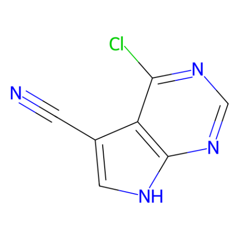 aladdin 阿拉丁 C175874 4-氯-7H-吡咯并[2,3-d]嘧啶-5-腈 24391-41-1 97%