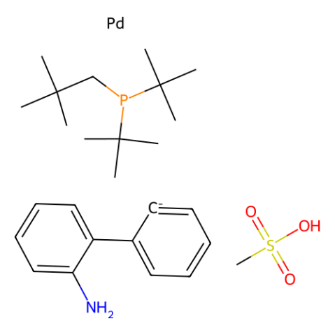 aladdin 阿拉丁 M282872 甲烷磺酰（二叔丁基新戊基膦）（2''-氨基-1,1''-联苯-2-基）钯（II） 1507403-89-5 ≥98%[DTBNpP Palladacycle Gen.3]