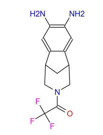 230615-69-7；2,3,4,5-四氢-3-(三氟乙酰基)-1,5-甲桥-1H-3-苯并氮杂卓-7,8-二胺