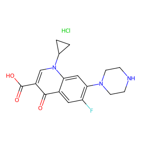 aladdin 阿拉丁 C304792 环丙沙星盐酸盐 86483-48-9 ≥97%