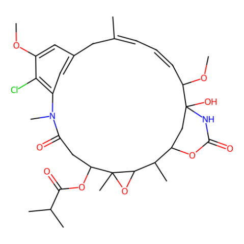 aladdin 阿拉丁 A412781 Ansamitocin p-3 (Maytansinol isobutyrate, NSC292222) 66584-72-3 98%