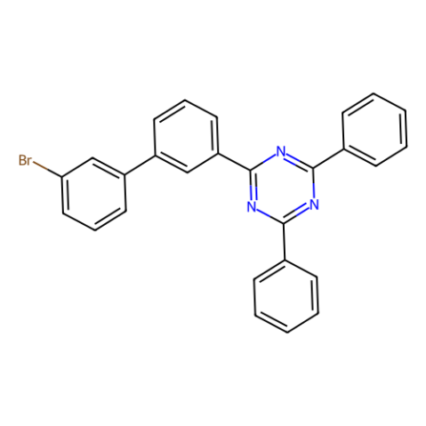 aladdin 阿拉丁 B399760 2-[3'-溴[1,1'-联苯]-3-基]-4,6-二苯基-1,3,5-三嗪 1606981-69-4 98%