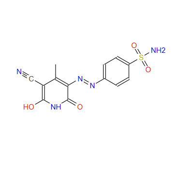 16539-99-4;p-[(5-cyano-2,6-dihydroxy-4-methyl-3-pyridyl)azo]benzenesulphonamide