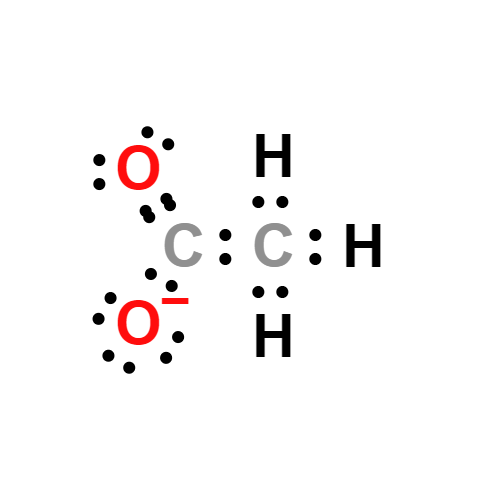 ch3coo- lewis structure
