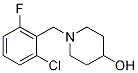 1-(2-chloro-6-fluorobenzyl)piperidin-4-ol 구조식 이미지