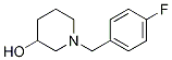 1-(4-fluorobenzyl)piperidin-3-ol 구조식 이미지