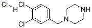 1-(3,4-DICHLOROBENZYL)PIPERAZINE HYDROCHLORIDE Structure