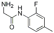 2-amino-N-(2-fluoro-4-methylphenyl)acetamide Structure