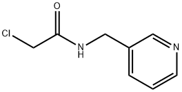 2-클로로-N-(피리딘-3-일메틸)아세트아미드 구조식 이미지