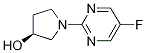 (S)-1-(5-Fluoro-pyrimidin-2-yl)-pyrrolidin-3-ol 구조식 이미지