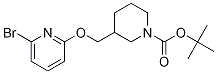 3-(6-Bromo-pyridin-2-yloxymethyl)-piperidine-1-carboxylic acid tert-butyl ester 구조식 이미지