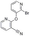 2-(2-Bromo-pyridin-3-yloxy)-nicotinonitrile 구조식 이미지