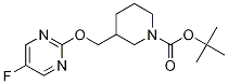 3-(5-Fluoro-pyrimidin-2-yloxymethyl)-piperidine-1-carboxylic acid tert-butyl ester Structure