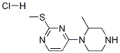 4-(2-Methyl-piperazin-1-yl)-2-methylsulfanyl-pyrimidine hydrochloride 구조식 이미지