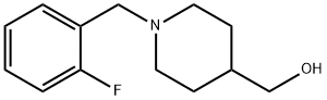 [1-(2-플루오로-벤질)-피페리딘-4-일]-메탄올 구조식 이미지