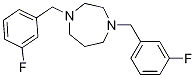 1,4-Bis-(3-fluoro-benzyl)-[1,4]diazepane Structure