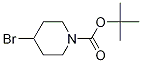 4-Bromo-piperidine-1-carboxylic acid tert-butyl ester 구조식 이미지