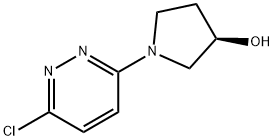 (R)-1-(6-Chloro-pyridazin-3-yl)-pyrrolidin-3-ol 구조식 이미지