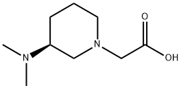 ((S)-3-DiMethylaMino-piperidin-1-yl)-acetic acid 구조식 이미지