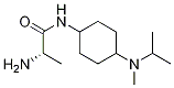 (1R,4R)-(S)-2-AMino-N-[4-(isopropyl-Methyl-aMino)-cyclohexyl]-propionaMide 구조식 이미지