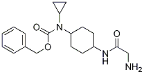 (1R,4R)-[4-(2-AMino-acetylaMino)-cyclohexyl]-cyclopropyl-carbaMic acid benzyl ester 구조식 이미지