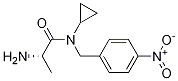 (S)-2-AMino-N-cyclopropyl-N-(4-nitro-benzyl)-propionaMide 구조식 이미지