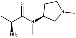 (S)-2-AMino-N-Methyl-N-((S)-1-Methyl-pyrrolidin-3-yl)-propionaMide Structure