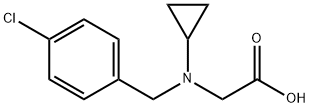 [(4-Chloro-benzyl)-cyclopropyl-aMino]-acetic acid 구조식 이미지