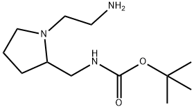 [1-(2-AMino-ethyl)-pyrrolidin-2-ylMethyl]-carbaMic acid tert-butyl ester Structure