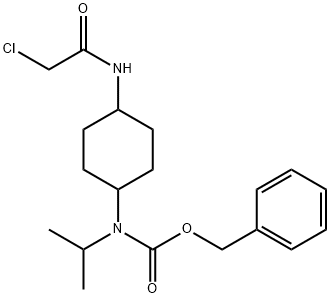 [4-(2-Chloro-acetylaMino)-cyclohexyl]-isopropyl-carbaMic acid benzyl ester 구조식 이미지