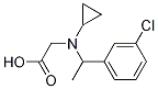 {[1-(3-Chloro-phenyl)-ethyl]-cyclopropyl-aMino}-acetic acid 구조식 이미지