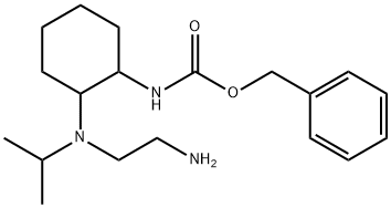 {2-[(2-AMino-ethyl)-isopropyl-aMino]-cyclohexyl}-carbaMic acid benzyl ester 구조식 이미지