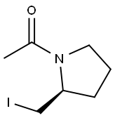 1-((S)-2-IodoMethyl-pyrrolidin-1-yl)-ethanone Structure