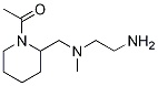 1-(2-{[(2-AMino-ethyl)-Methyl-aMino]-Methyl}-piperidin-1-yl)-ethanone 구조식 이미지