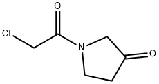 1-(2-Chloro-acetyl)-pyrrolidin-3-one 구조식 이미지