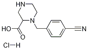 1-(4-시아노-벤질)-피페라진-2-카르복실산염산염 구조식 이미지