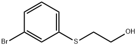 2-(3-BroMo-phenylsulfanyl)-ethanol 구조식 이미지