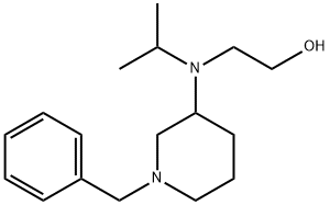 2-[(1-Benzyl-piperidin-3-yl)-isopropyl-aMino]-ethanol 구조식 이미지