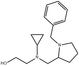 2-[(1-Benzyl-pyrrolidin-2-ylMethyl)-cyclopropyl-aMino]-ethanol Structure