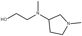 2-[Methyl-(1-Methyl-pyrrolidin-3-yl)-aMino]-ethanol 구조식 이미지