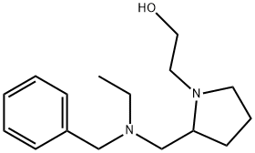 2-{2-[(Benzyl-ethyl-aMino)-Methyl]-pyrrolidin-1-yl}-ethanol Structure