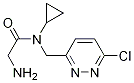 2-AMino-N-(6-chloro-pyridazin-3-ylMethyl)-N-cyclopropyl-acetaMide 구조식 이미지