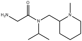 2-AMino-N-isopropyl-N-(1-Methyl-piperidin-2-ylMethyl)-acetaMide 구조식 이미지