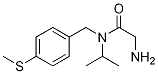 2-AMino-N-isopropyl-N-(4-Methylsulfanyl-benzyl)-acetaMide Structure