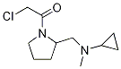 2-Chloro-1-{2-[(cyclopropyl-Methyl-aMino)-Methyl]-pyrrolidin-1-yl}-ethanone 구조식 이미지