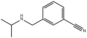 3-(IsopropylaMino-Methyl)-benzonitrile Structure