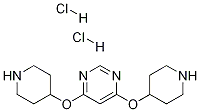 4,6-Bis-(piperidin-4-yloxy)-pyriMidine dihydrochloride Structure