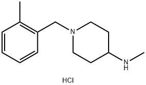 Methyl-[1-(2-Methyl-benzyl)-piperidin-4-yl]-aMine
hydrochloride Structure