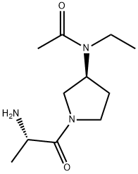 N-[(S)-1-((S)-2-AMino-propionyl)-pyrrolidin-3-yl]-N-ethyl-acetaMide 구조식 이미지